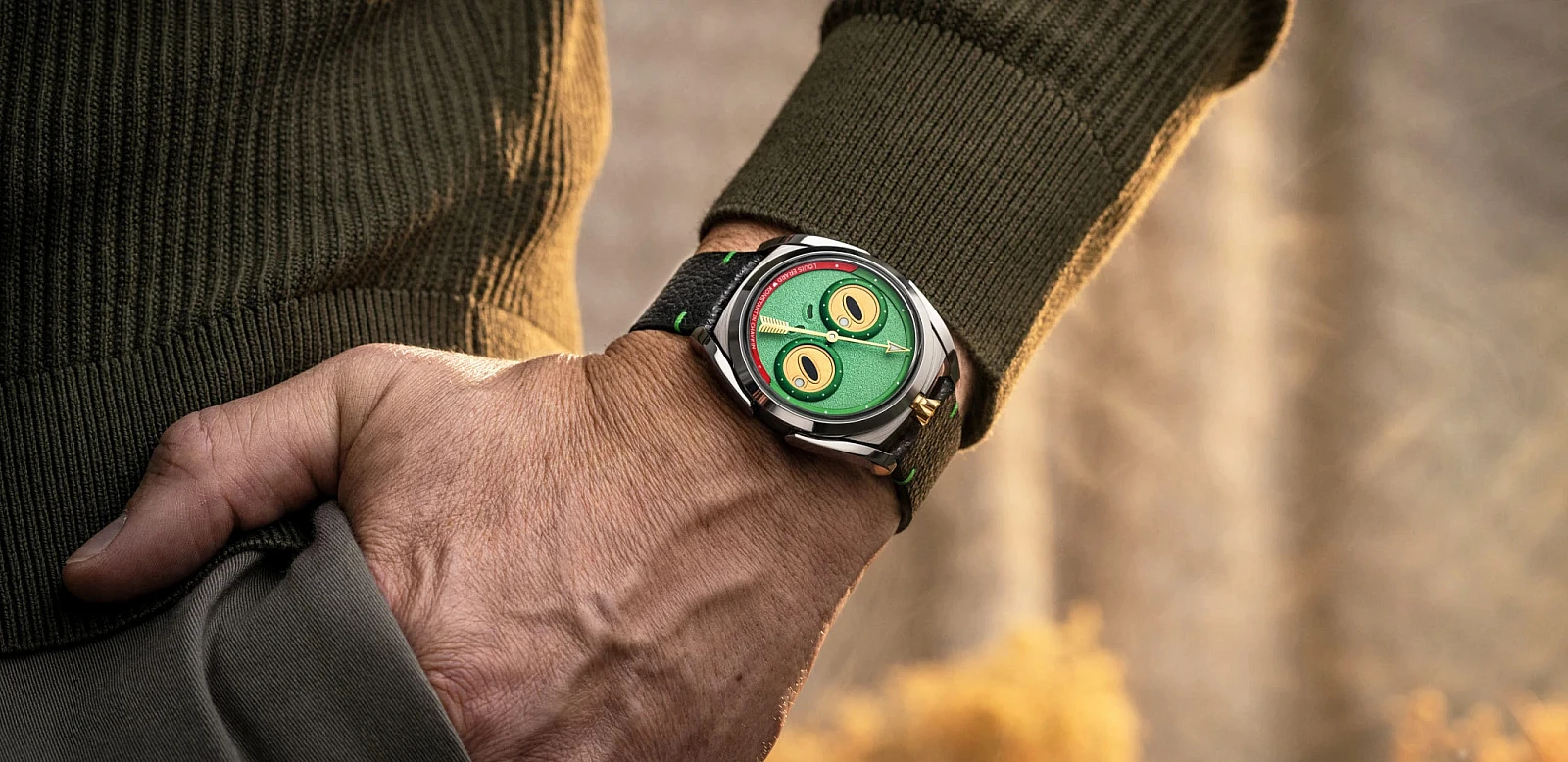 Unfrogettable Green Dial