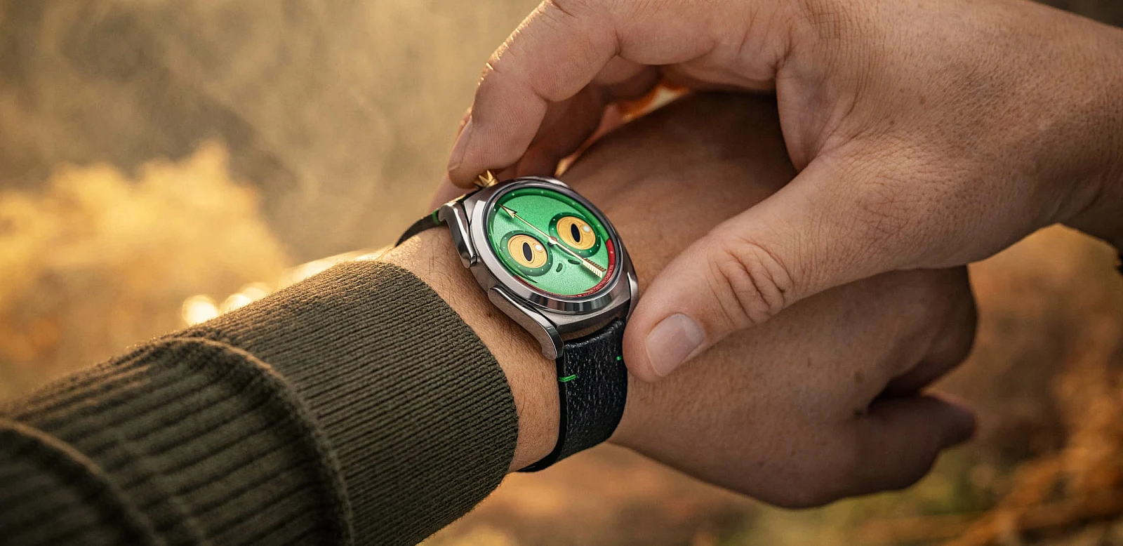 Unfrogettable Green Dial