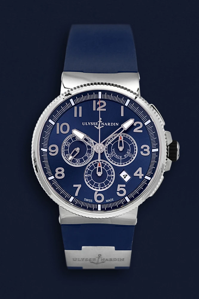 Marine Chronograph Manufacture Voyage Bleu Limited Edition 150