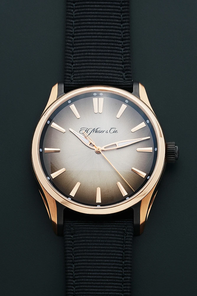 Pioneer Centre Seconds 18k Rose Gold and Titanium